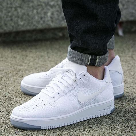 nike air force 1 ultra flyknit low herren schuhe 44-45|Nike Af1 Ultra Flyknit Low White/White.